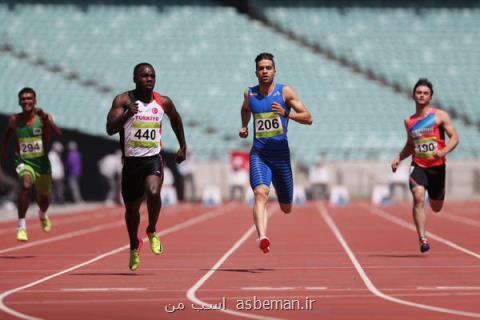 تفتیان نایب قهرمان شد، ركورد ملی ۱۰۰ متر ایران شكست