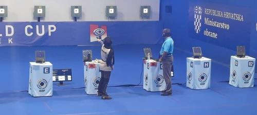 سومی تیم میكس تپانچه ایران در جام جهانی كرواسی