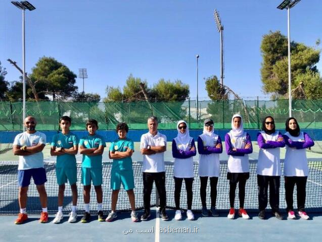 قهرمانی تیم تنیس دختران نوجوان ایران در غرب آسیا