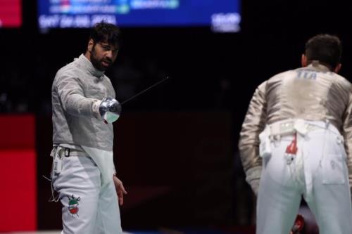 رقابت شمشیربازان ایران با وسایل قرضی در جام جهانی!
