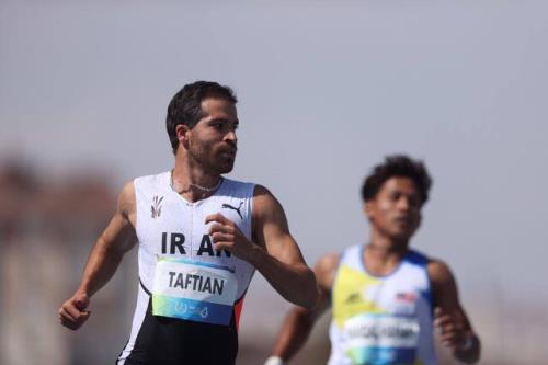 قهرمانی سریع ترین مرد ایران در مسابقات فرانسه