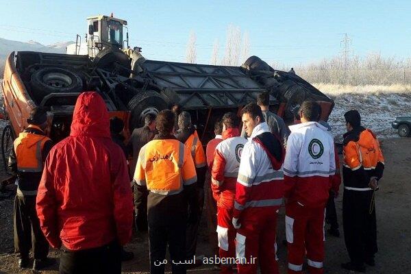 جزئیات سانحه رخ داده برای اتوبوس حامل دختران واترپلو و وضعیت مصدومان