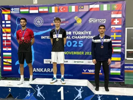 برنز بدمینتون باز ایرانی در فیوچر سریز ترکیه