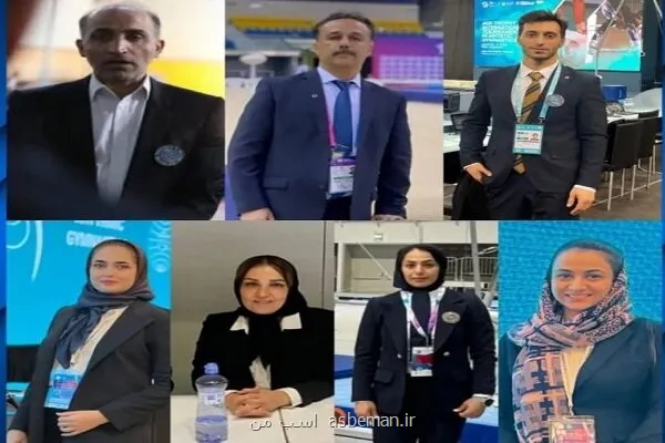 ۷ داور ژیمناستیک ایرانی در بازیهای آسیایی ناگویا