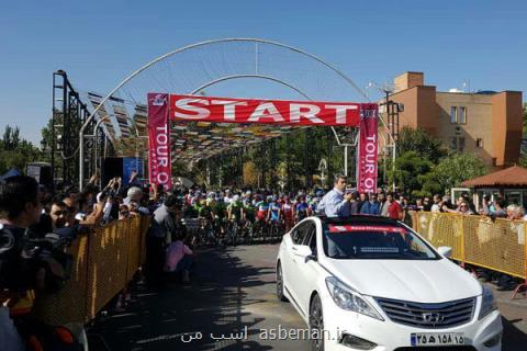 مرحله سوم تور بین المللی دوچرخه سواری ایران-آذربایجان استارت خورد