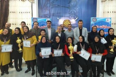 معصومه لشكری از سمنان قهرمان مسابقات دارت قهرمانی كارگران كشور شد