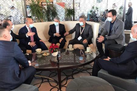 دیدار رئیس كمیته ملی المپیك با مسئولان ورزشی عراق در عمان