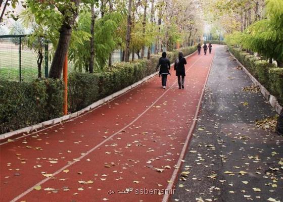 جاده تندرستی مجموعه ورزشی انقلاب از 6 آذر باز می شود